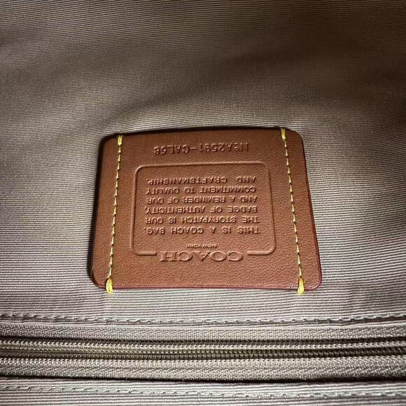 Coach Rowan Satchel Bag Crossbody With Floral Print CAL58 Chalk Multi NWT - Picture 10 of 10